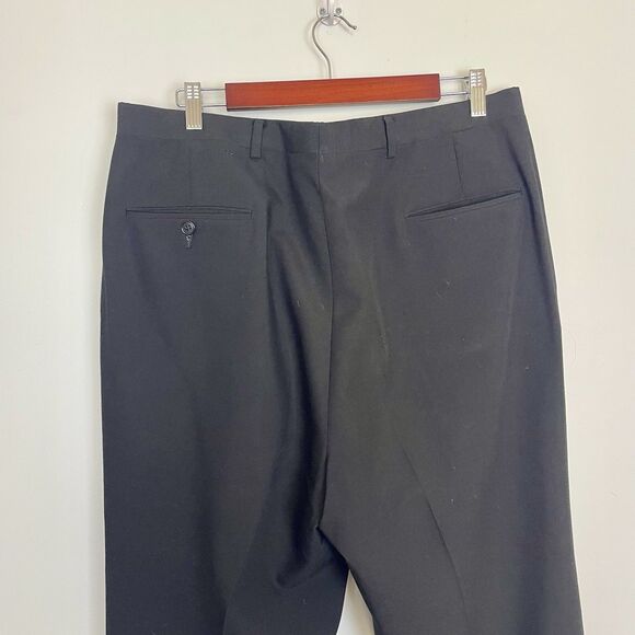 Christian Dior Monsieur Vintage Trouser Dress Pant Black Men's Size 38x33.5 Work - Picture 7 of 10
